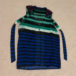 Gap | Sheer Striped Tank Blouse